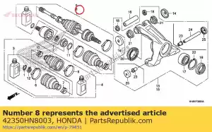 honda 42350HN8003 jeu d'arbres, l. rr. conduire - La partie au fond