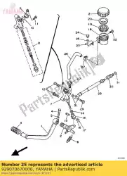 onderlegring (6ta) van Yamaha, met onderdeel nummer 929070670000, bestel je hier online: