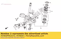 45460MN1670, Honda, geleidingscomp., remslang b honda xr  r xr600r 600 , Nieuw