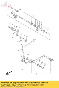 yamaha 902061207400 washer, wave (17w) - Bottom side