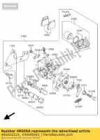 49006S021, Kawasaki, bagageruimte kawasaki kfx400 400 , Nieuw