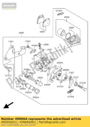 Tutaj możesz zamówić baga? Nik od Kawasaki , z numerem części 49006S021: