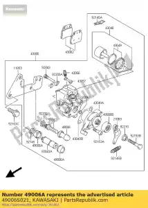 Kawasaki 49006S021 baga?nik - Dół