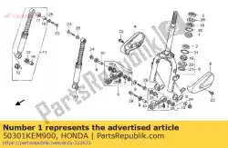 Aqui você pode pedir o corrida, bola de direção superior em Honda , com o número da peça 50301KEM900: