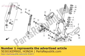 Honda 50301KEM900 corrida, bola de direção superior - Lado inferior