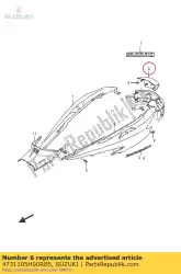 Qui puoi ordinare nessuna descrizione disponibile al momento da Suzuki , con numero parte 4731105H00RB5: