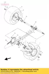 Qui puoi ordinare ruota posteriore comp. Da Yamaha , con numero parte 1S32539011YX: