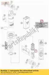 monoshock low. Part cpl. Sx mini van KTM, met onderdeel nummer 36120781S15, bestel je hier online: