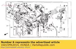 Tutaj możesz zamówić zestaw komorowy, p? Ywak od Honda , z numerem części 16015MK2014: