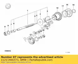 borgring - d = 22 mm van BMW, met onderdeel nummer 11211460373, bestel je hier online: