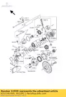 K210391060, Suzuki, escova, carbono suzuki vz 1600 2004 2005, Novo