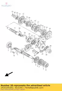 suzuki 2435105202 marcia, 5a guida - Il fondo