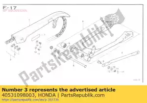 Honda 40531098003 joint, chaîne d'entraînement (daido - La partie au fond