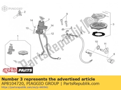 Aprilia AP8104720, Tapon deposito gasolina, OEM: Aprilia AP8104720