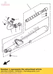 Aquí puede pedir conjunto de tubo de escape de Yamaha , con el número de pieza 36LE46110000: