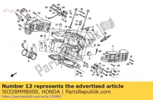 Honda 50328MM8000 stay,r.horn - Bottom side