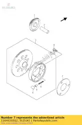 Qui puoi ordinare spessore, avviamento cl da Suzuki , con numero parte 1264920E02: