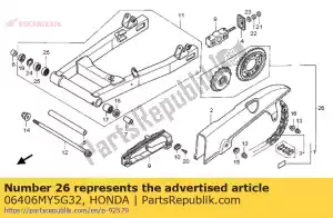 honda 06406MY5G32 kit de corrente, unidade - Lado inferior