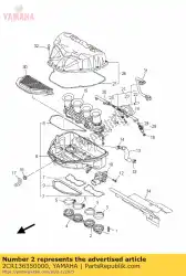 Here you can order the joint, intake 1 from Yamaha, with part number 2CR136350000: