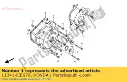 Here you can order the no description available at the moment from Honda, with part number 11341KCE670: