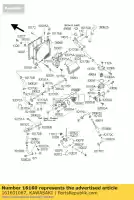 161601067, Kawasaki, corps, thermostat, upp zx900-a1 kawasaki gpz gtr 750 900 1000 1985 1986 1987 1988 1989 1990 1991 1992 1993 1994 1996 1997 1998 1999 2000 2002 2003, Nouveau