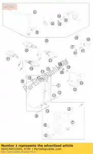 ktm 60014001000 head light right tr. eu 03 - Bottom side