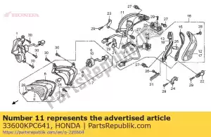 Honda 33600KPC641 winker assy., r. rr. (12v - La partie au fond