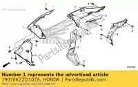 19070KZZD10ZA, Honda, jeu de linceuls, r. fr.(wl) *type1* honda crf250l crf crf250la 250 , Nouveau