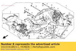 carburateur (r van Honda, met onderdeel nummer 16101KGBD11, bestel je hier online: