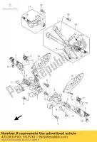 4352635F00, Suzuki, bar,front footr suzuki gsx r 600 750 1000 2000 2001 2002 2003 2004 2005, New