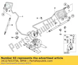 bmw 34327653756 clip - Bottom side