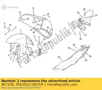 867258, Piaggio Group, soporte de protección contra salpicaduras frontal aprilia derbi gilera  cafe gpr mulhacen mulhacen cafe rs rs4 sc senda senda r zd4kc000 zd4kca00 zd4kra00 zd4tk0008, zd4vx000, zd4tk0000 zd4tw000 zd4xaa00 zd4xab00 50 125 2004 2005 2006 2007 2008 2009 2010 2011 2012 2013 2014 2015 2016 2017 2018 2019 2020 , Nuevo