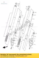 5117806F10, Suzuki, sede, molla suzuki tr 50 1998 1999 2000, Nuovo