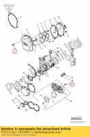 T3331102, Triumph, bout, hhf, m6 x 25, s / s triumph adventurer > 71698 adventurer 71699 > america carbs america efi bonneville & bonneville t100 carbs bonneville & bonneville t100 efi bonneville efi > 380776 bonneville from vin 380777 & se bonneville from vin 380777/ se bonnevi, Nieuw