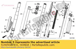 honda 51405GBF831 ring, stop - Onderkant