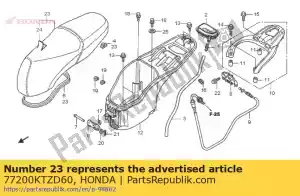 Honda 77200KTZD60 siedzisko podwójne - Dół