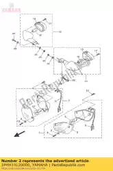 Qui puoi ordinare obiettivo, lampeggiatore da Yamaha , con numero parte 1PHH33120000: