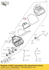 kawasaki 110611215 01 uszczelka, obudowa - Dół