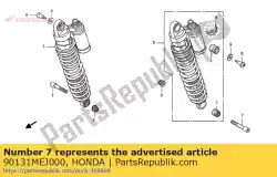 Aqui você pode pedir o parafuso, soquete, 10x40 em Honda , com o número da peça 90131MEJ000: