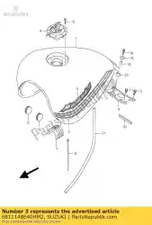 Ici, vous pouvez commander le emblème vz800 / k2 auprès de Suzuki , avec le numéro de pièce 6811148E40HM2: