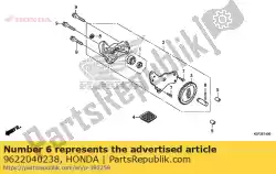 Aqui você pode pedir o rolo, 4x23,8 em Honda , com o número da peça 9622040238: