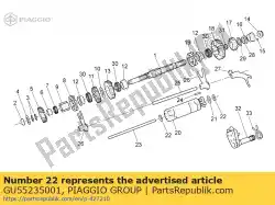 Qui puoi ordinare spessore 0,8 mm da Piaggio Group , con numero parte GU55235001: