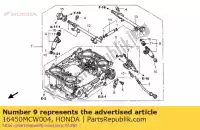 16450MCW004, Honda, conjunto do injetor, combustível honda vfr  a vfr800 vfr800a 800 , Novo