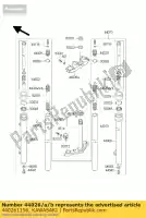 440261156, Kawasaki, przedni widelec spr??ynowy, standard kawasaki kx  b kx60 60 , Nowy