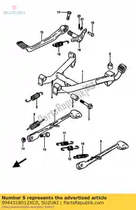 suzuki 0944318012XC0 primavera - Lado inferior