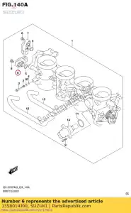 suzuki 1358014J00 sensor - Onderkant