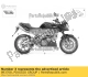 Etiqueta guardabarros delantero aprilia Aprilia 893708