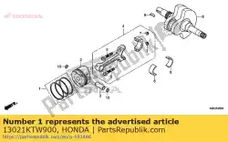 Here you can order the ring set, piston(o. S. 0. 25) from Honda, with part number 13021KTW900: