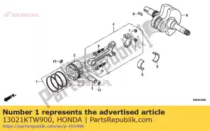 honda 13021KTW900 ring set, piston(o.s. 0.25) - Bottom side