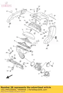 yamaha 1SL144520000 seal - Bottom side